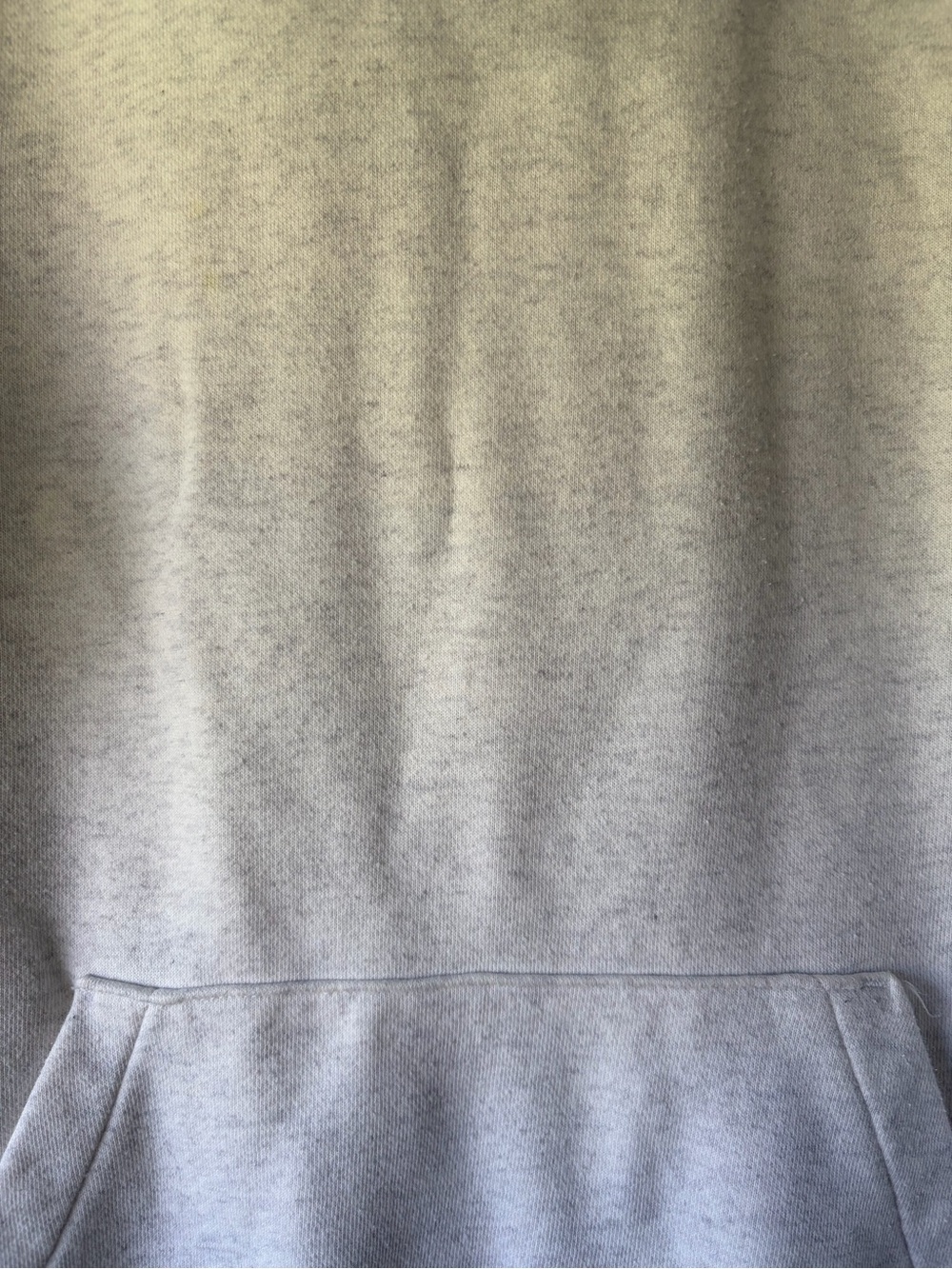 Nike Women’s Light Gray Pullover Hoodie with Black Swoosh Tag - Picture 5 of 6